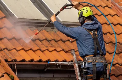 Démoussage et hydrofuge de toiture à Francarville